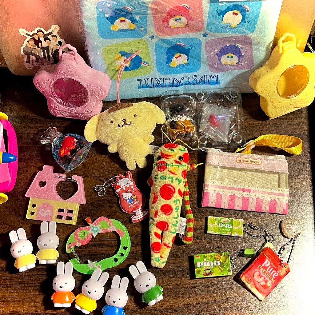 Trinkets Keychain Plushie Figure Blind Box Squishy / Boneka Squishy