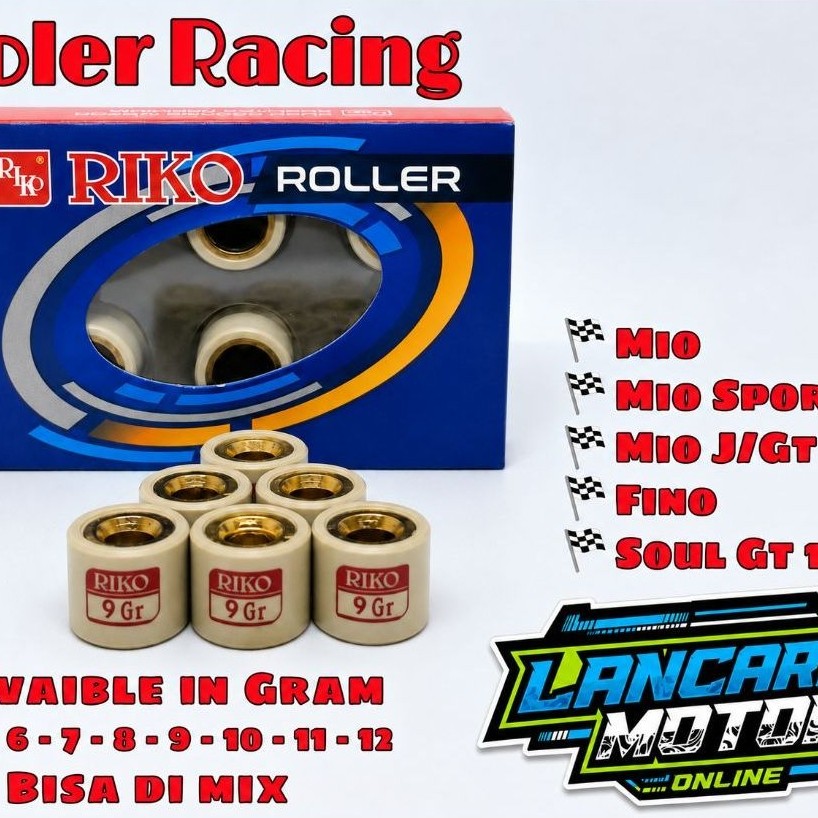 Roller RIKO Racing  Mio Mio J Set 6 pcs Roller RIKO
