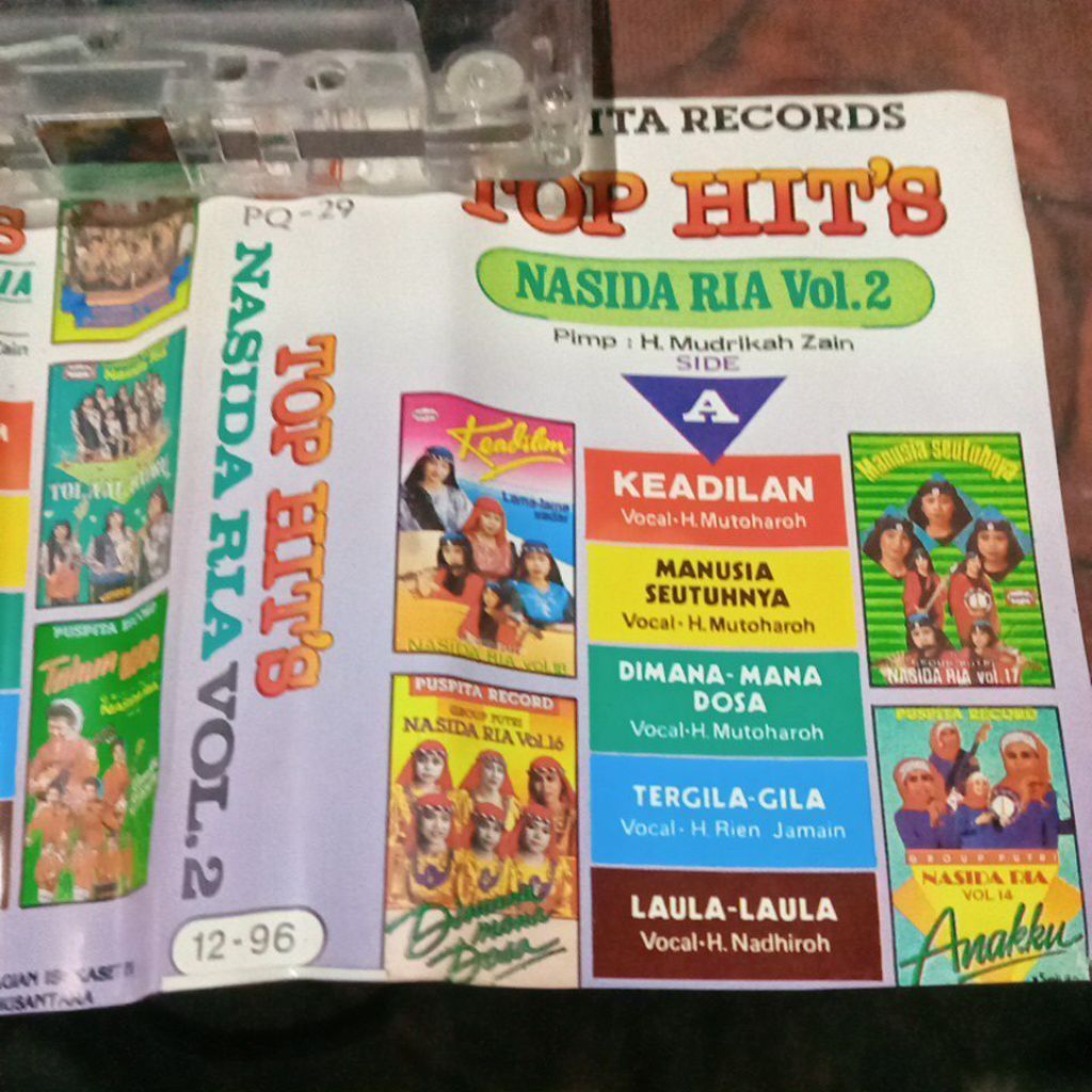 kaset pita NASIDA RIA T-165