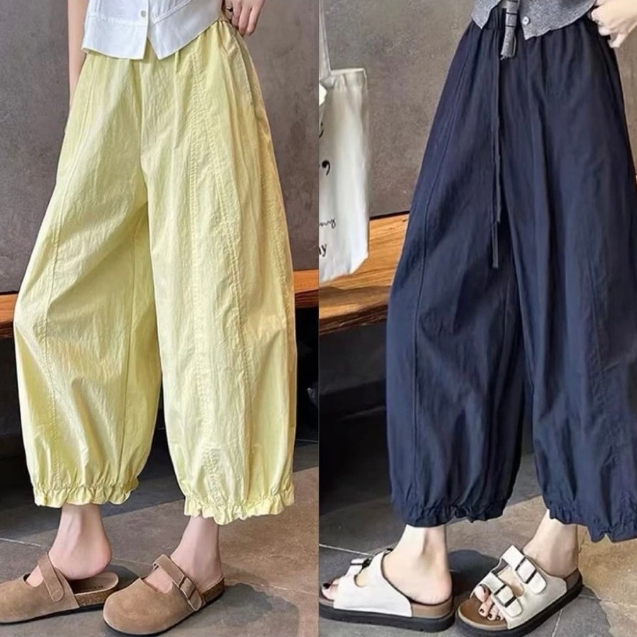 DYOUWEAR.ID - RUFFLE BAGGY PANTS // CELANA KULOT RUFFLE // RUFFLE PANTS KOREAN STYLE