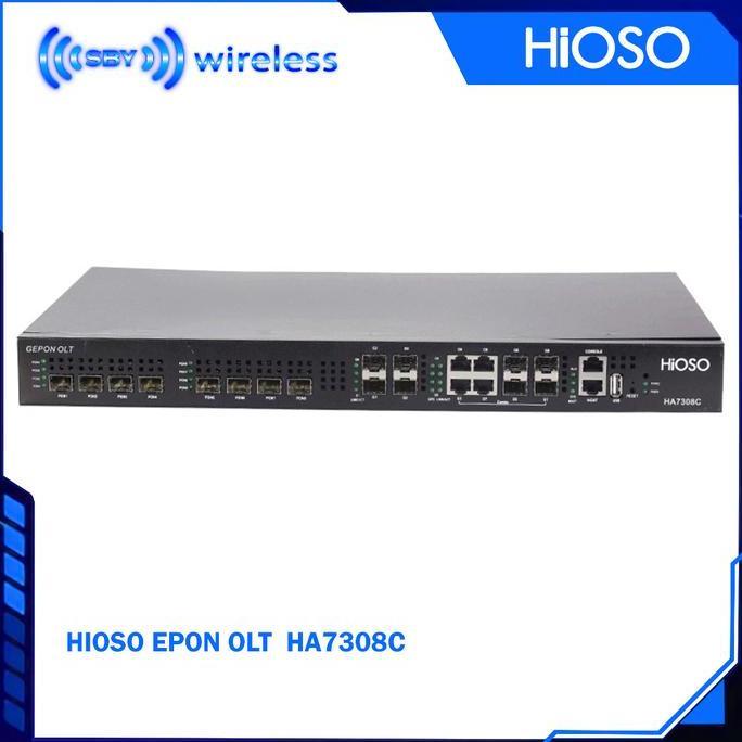 NEW HIOSO OLT EPON HA7308C 8 PON Ports  -  Non SFP  - HA7308 C
