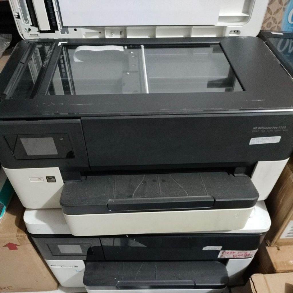 Scanner Assy Lengkap Modul ADF HP Officejet 7740 Cis Lampu Kabel Flexible Kaca Scanner HP 7740