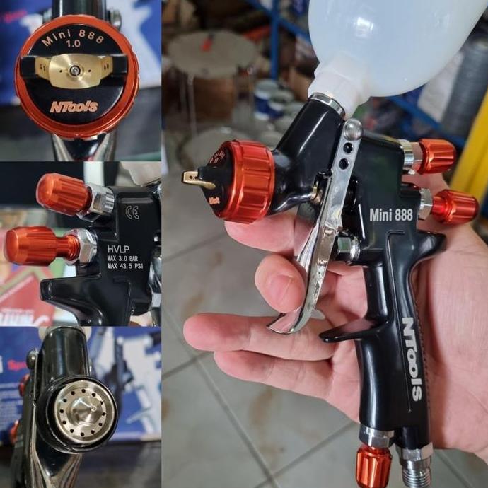 Spray Gun Mini HVLP NTOOLS Mini 888 Berkualitas