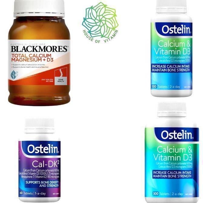 Blackmores Total Calcium Magnesium D3 200 tablets Vitamin / Ostelin Calcium & Vitamin D3 130 300 Tab