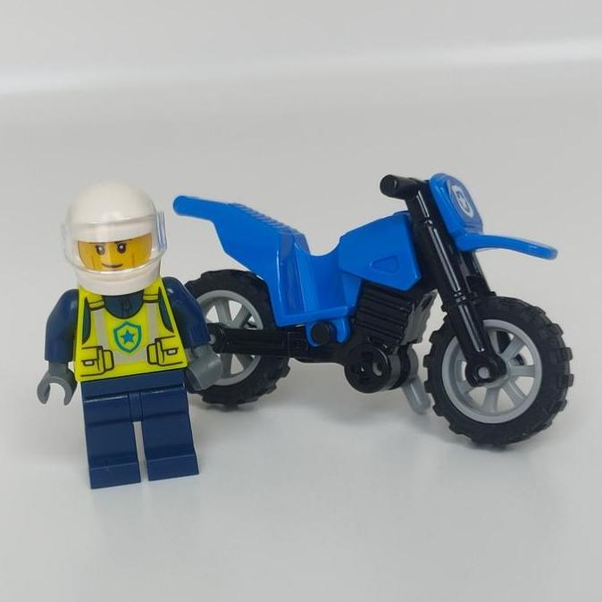Lego Policeman MotorBike biker / Motorcycle / polisi lalu lintas lalin motor trail