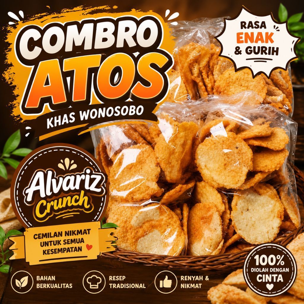 Combro atos-keripik combro wonosobo 250/350 gram