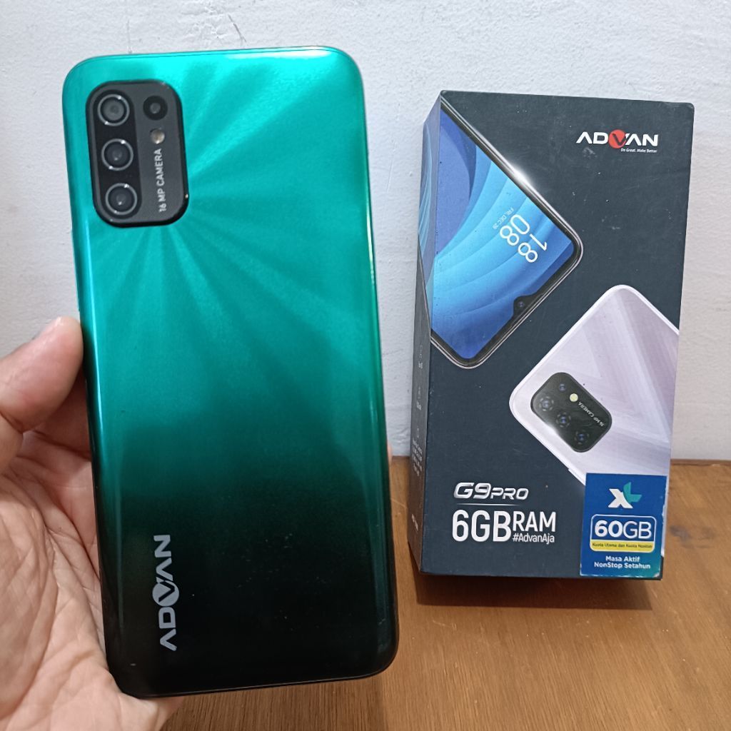 Advan G9 Pro 6/64 Second Mulus Normal Siap Pakai