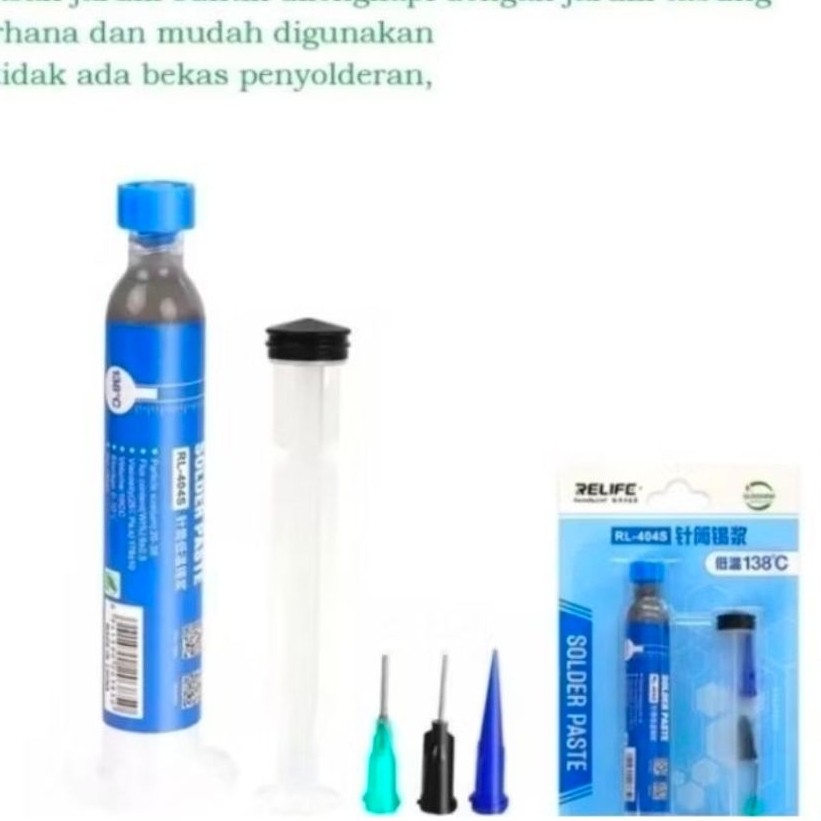 TIMAH PASTA SUNTIK RELIFE LOW TEMPERATUR 138°C RL-404S
