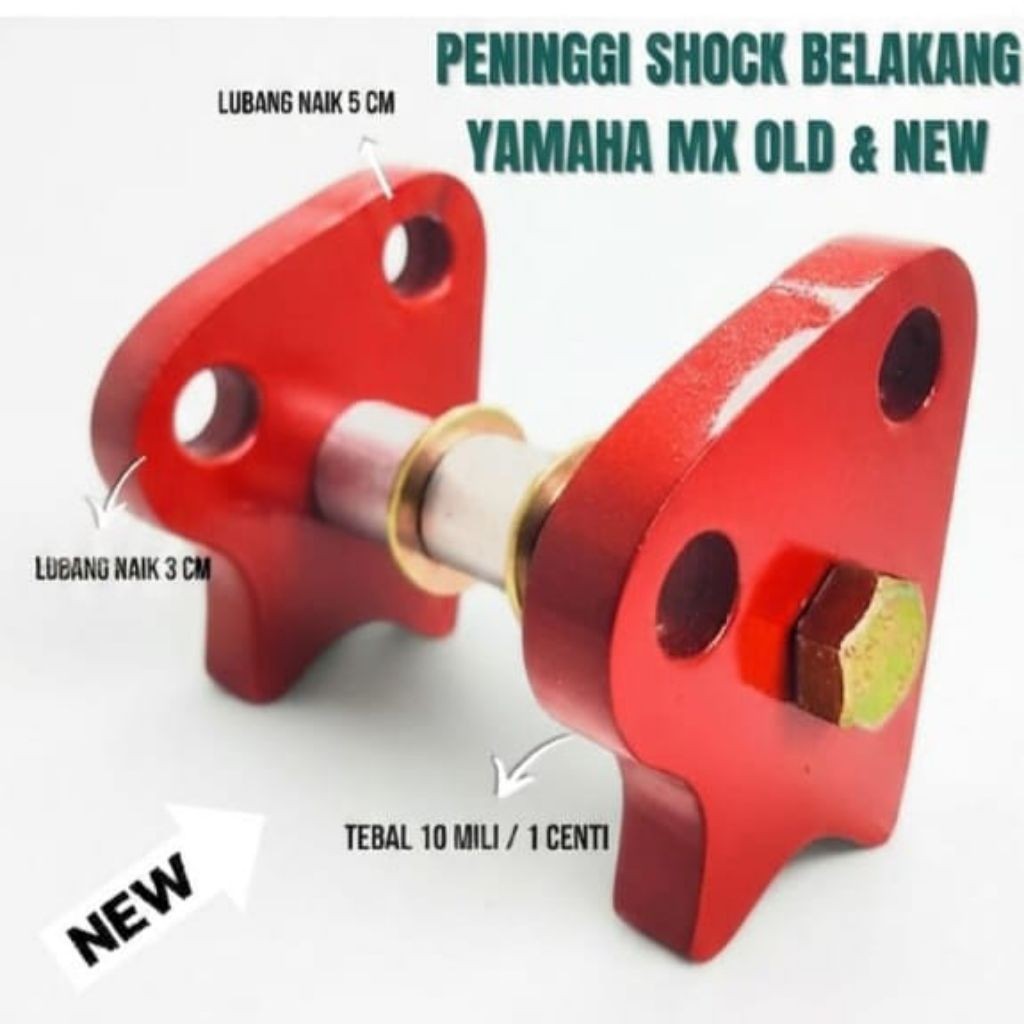 peninggi monoshock Jupiter MX old 135 peninggi monoshock Jupiter MX new 135