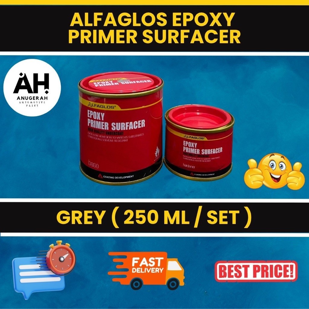 Alfaglos Epoxy Primer Surfacer (250 ML / Set)