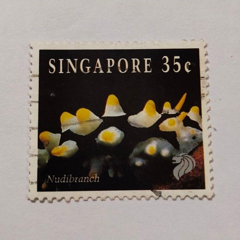 perangko kuno Singapura / Singapore