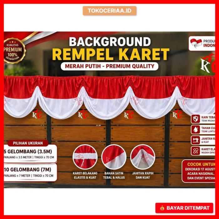 Bendera Background Karet Merah Putih Background Cantik Gedung Merah Putih Karet