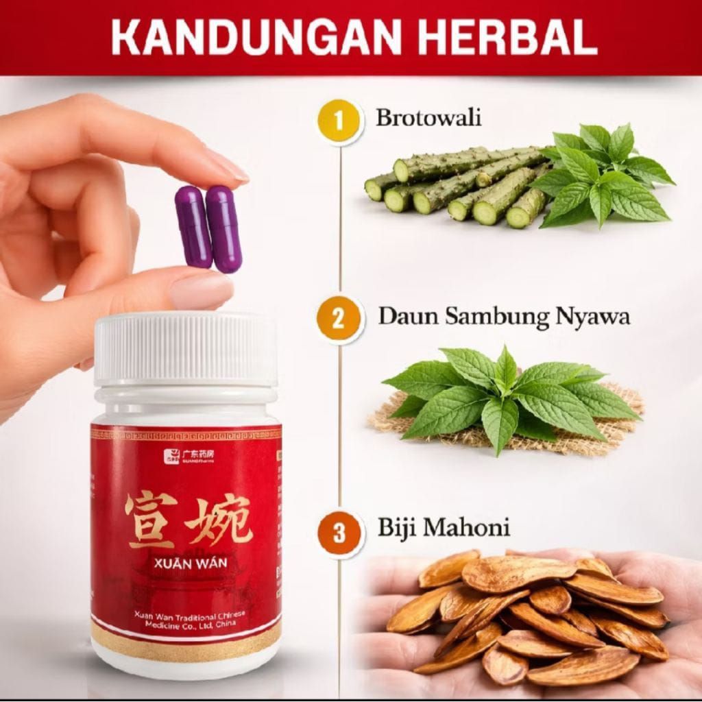 XUAN WAN Obat Sendi & Saraf 1botol isi 15kapsul Xuan Wan