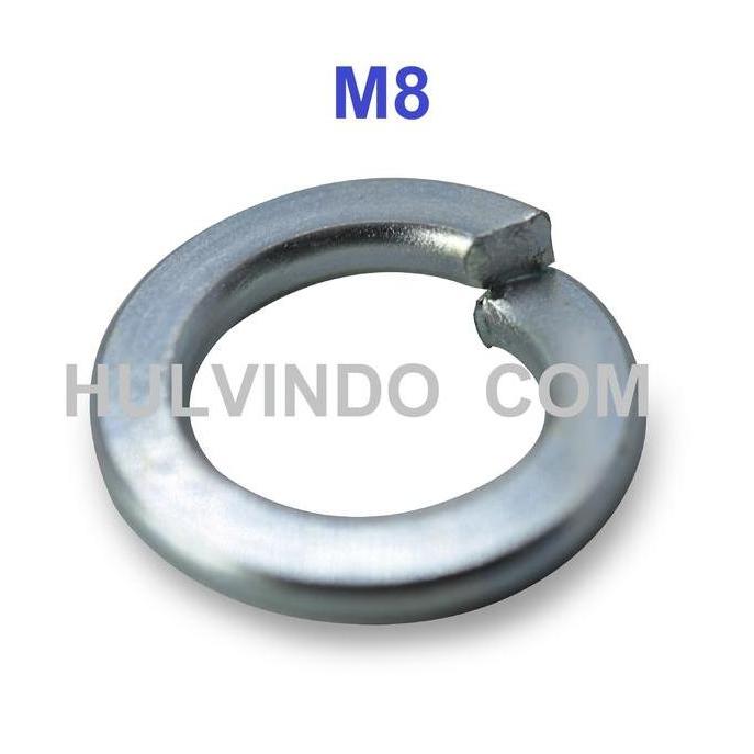 NEEW RING PER / SPRING WASHER PUTIH M8
