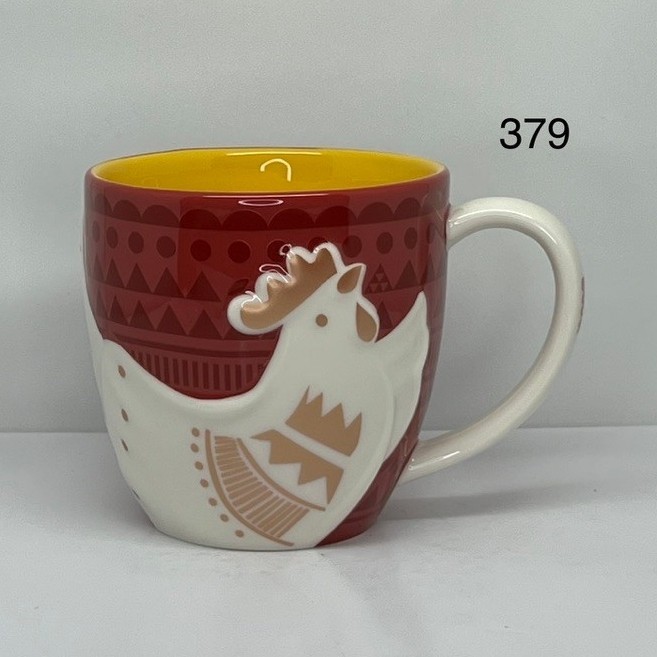 Original Tumbler Mug Starbucks Rooster Year 379