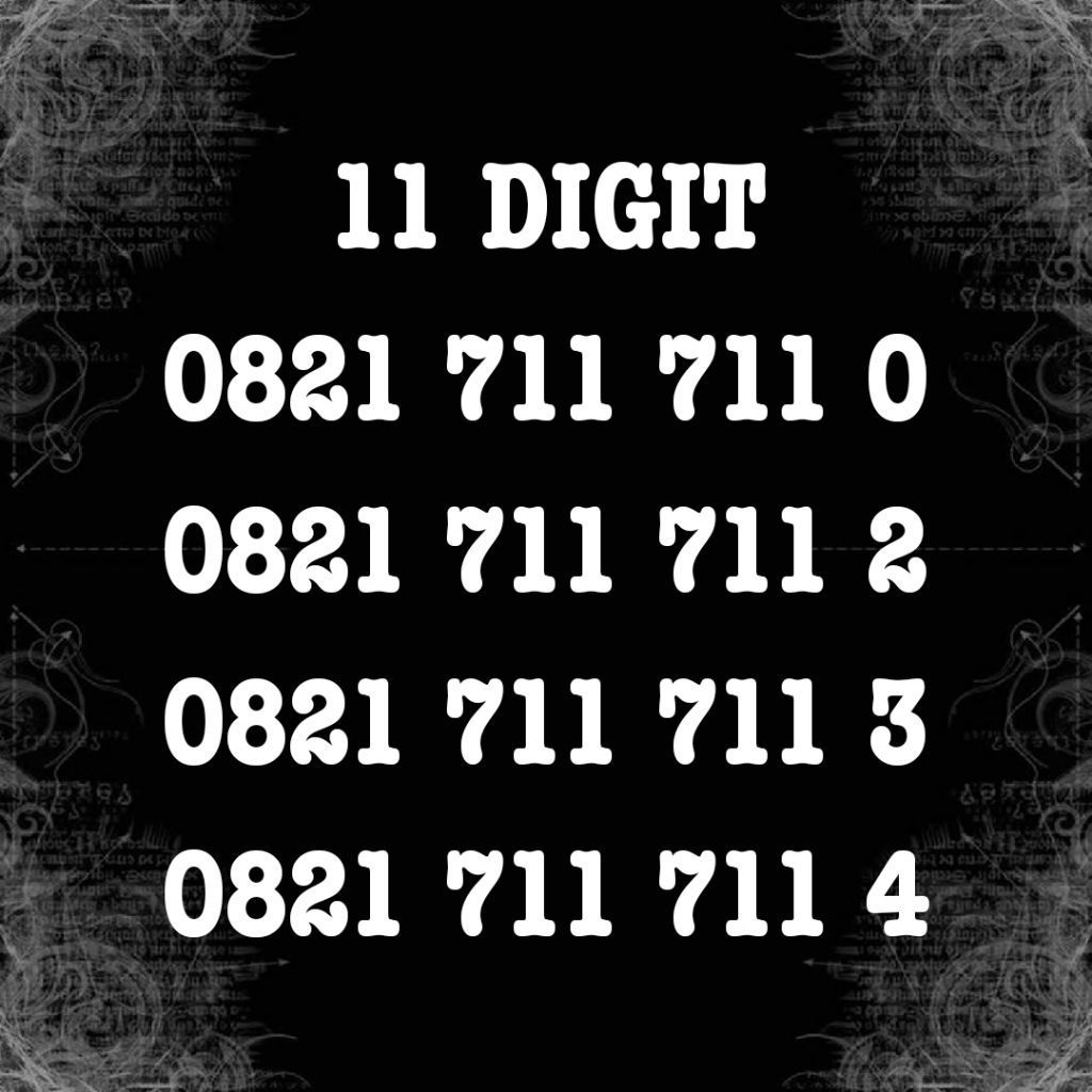 NO CANTIK TELKOMSEL 11DIGIT 711 711 X