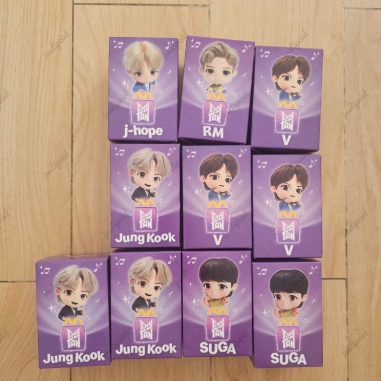 BTS Tinytan Mainan Happy Meals McDonald