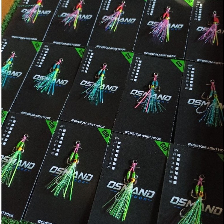 ASSIST HOOK MICRO JIG 3-5gram. MICRO ASSIST HOOK 3-5gram. double hook tajam iseama putih assist micr