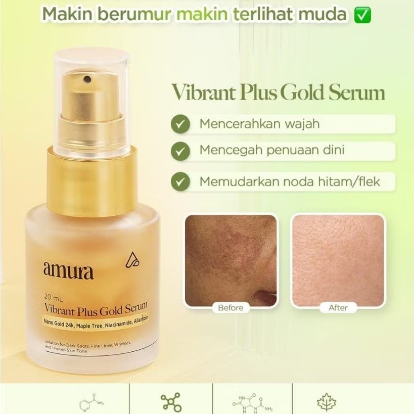 Amura Expert Serum Gold ORIGINAL 100% BPOM