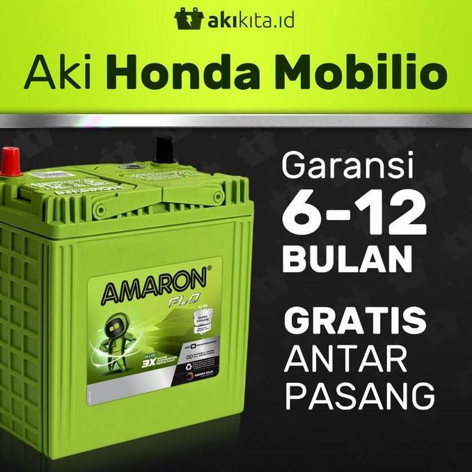 Aki Mobil Honda Mobilio 12V 35 Ah - 40 Ah Gratis Pemasangan Aki