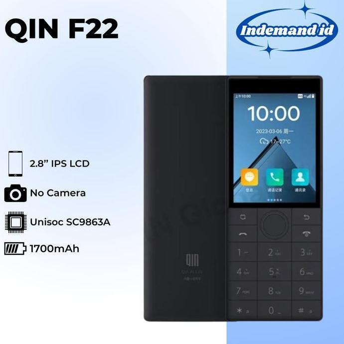 Qin F22 Tanpa Kamera Android Non Camera Hp Keypad Sentuh