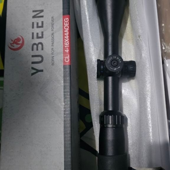Teleskop Yubeen CL 4-16x44 AOEG - Tahan Air & Guncangan, Reticle Eteched Glass, Fokus Lensa Objektif