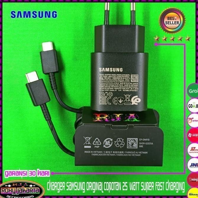 HARGA DISC - Charger Samsung Galaxy M23 M33 M53 Original 25 Watt