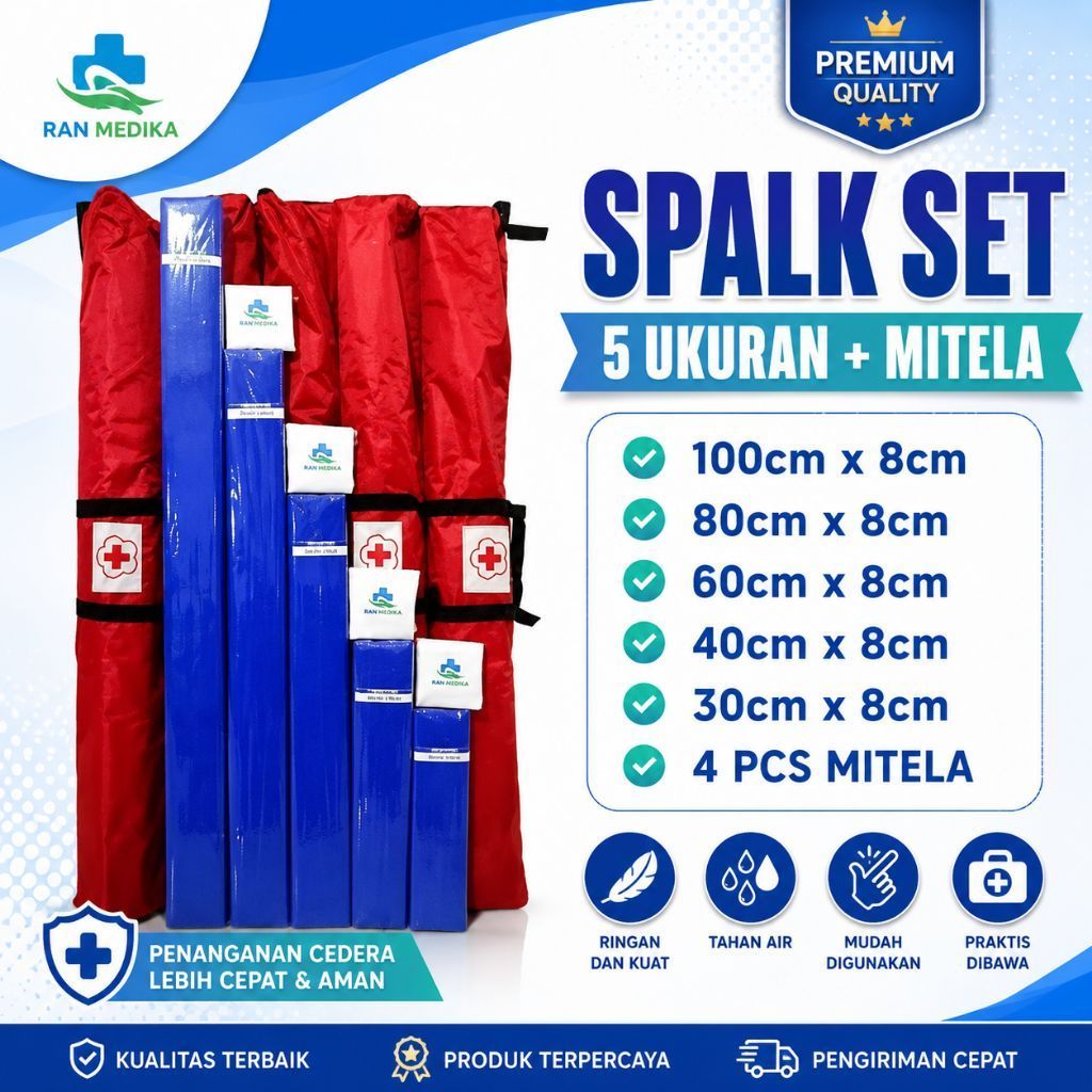 Bidai kemasan Set 5 ukuran 4 mitela