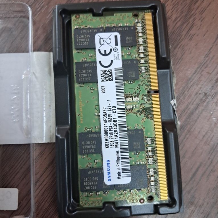 SAMSUNG RAM 16GB DDR 4