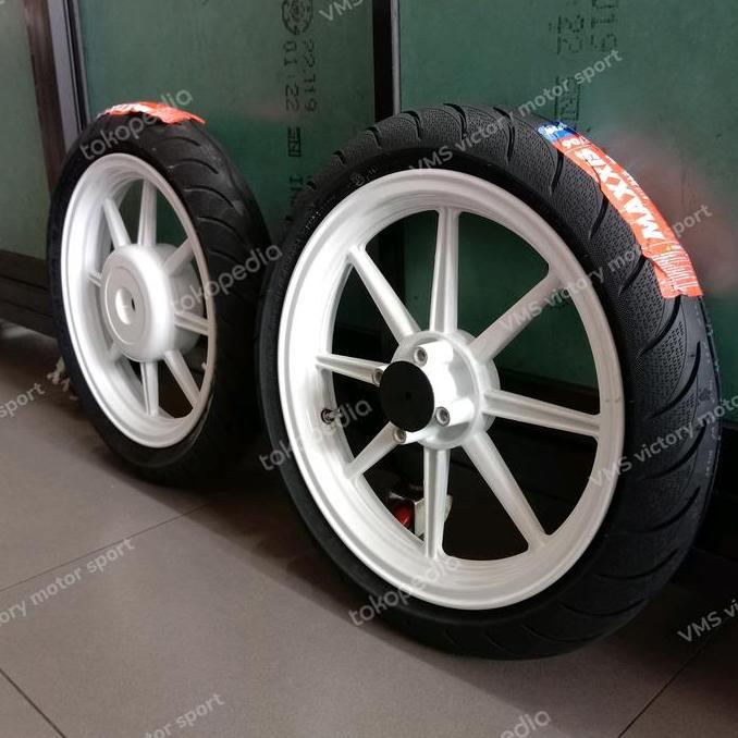OK VELG AXIO PALANG 8  MOTORCYCLEMIO VARIO BEAT PLUS BAN PAKET VELG BAN //