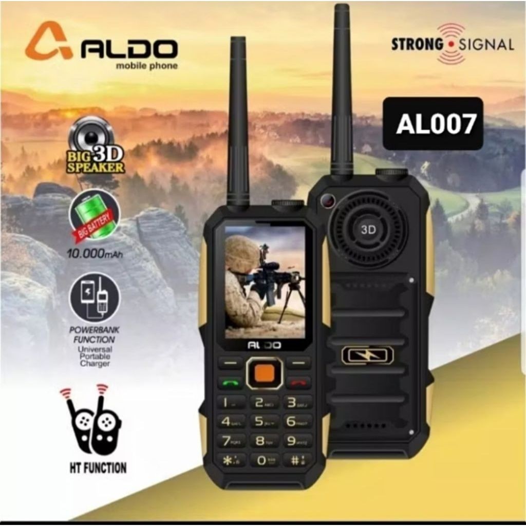 Aldo 007 bond hp HT dualsim bisa HT walkie talkie.big speaker