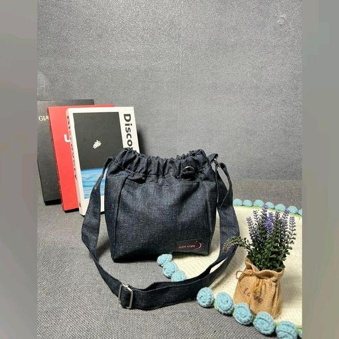 Onebag- Tas Selempang Tas Bahu Dumpling Xl_ Sling Bag Nita Cewek Kanvas Berkualitas Tinggi - Canvas,