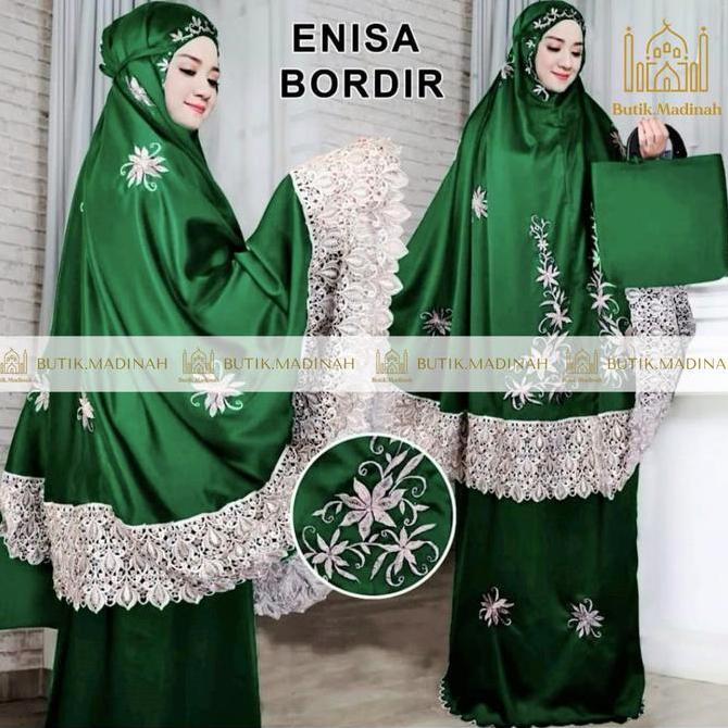 Sendpray- Butik.Madinah Mukena Desa Enisa Luna Maya Renda Bordir Siti Khadijah Pasteleena