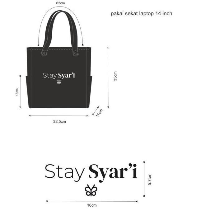 Onebag- Tote Bag Stay SyarI By Yoora Sarah
