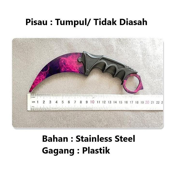 Mainan Pisau CS GO - Valorant - Claw Dagger - Karambit