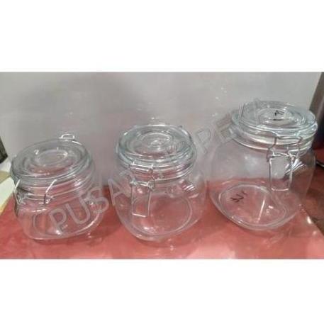 Savage- 1000Ml Toples Kaca Hermetico : Penutup Berpengait / Kait