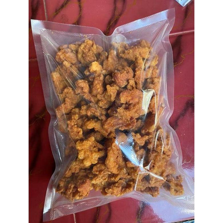 Gorengan Merah Lemak Babi Goreng - Lezat Dari Lekam Babi Pilihan & Rempah Khas Bali