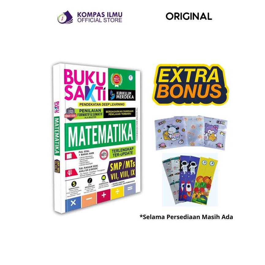 angelabindasma_ - buku soal matematika smp kurikulum merdeka | buku sakti matematika kelas 7,8,9 smp