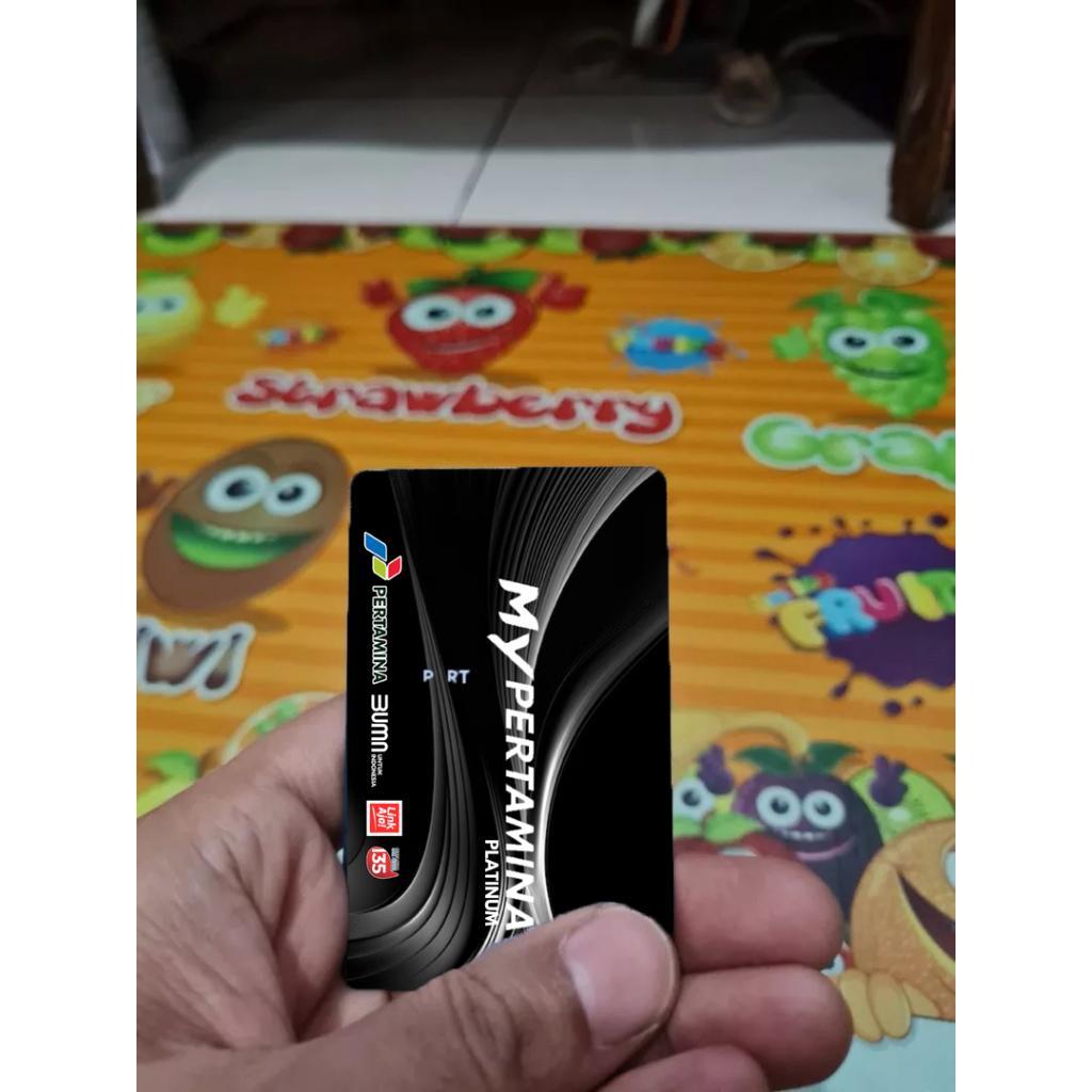 Cetak Kartu My Pertamina Bahan Pvc / Custom Kartu My Pertamina / Print Kartu My Pertamina