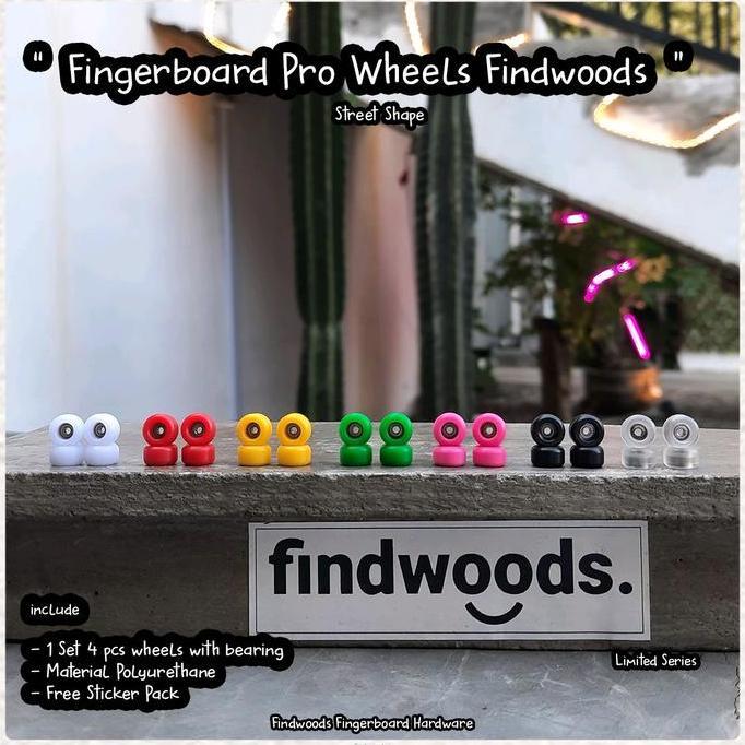 Roda Fingerboard Wheels Pro by Findwoods untuk Aktivitas Outdoor