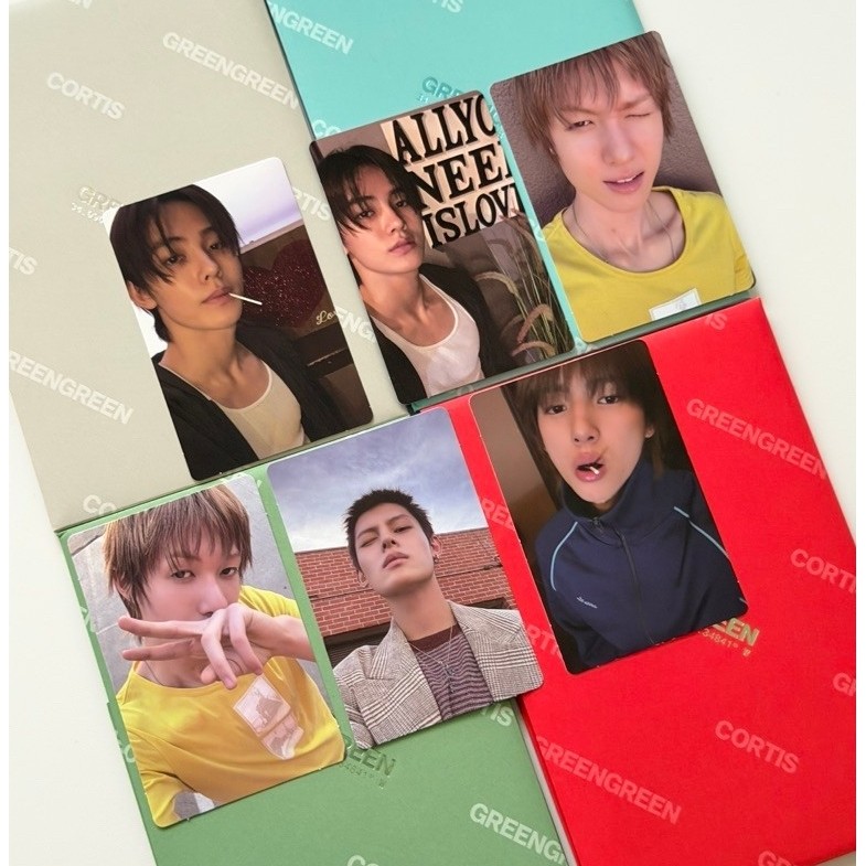 (ready stock) photocard pc cortis weverse album panorama potrait a b greengreen james martin seonghy