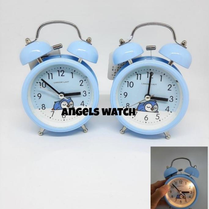 jam weker kring alarm/ jam meja weker kring kencang karakter