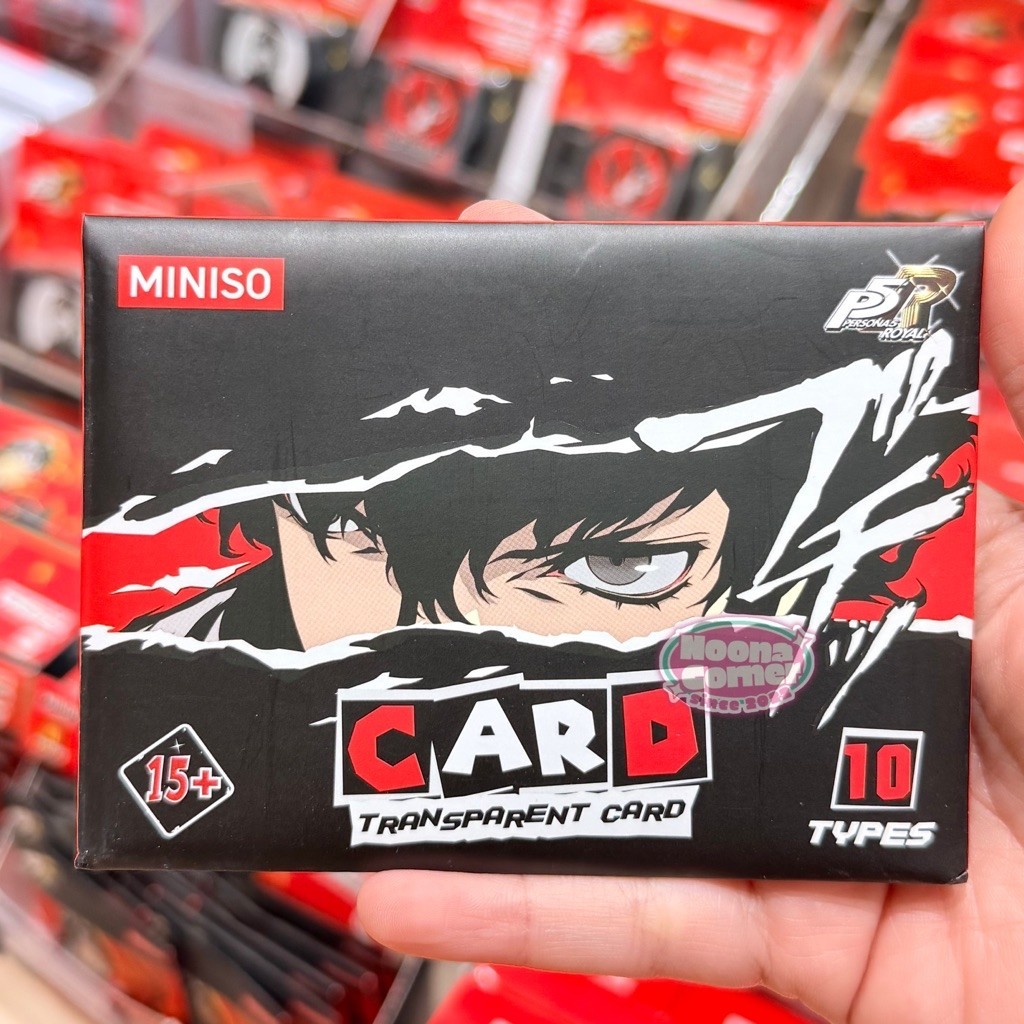 Miniso x Persona ‼️ Blind Bag Transparant Card - Kartu Koleksi Persona 5 Royal P5R Official Merchand