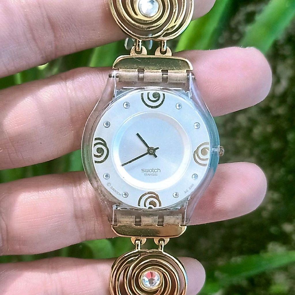 Jam Tangan Swatch Skin Original Preloved