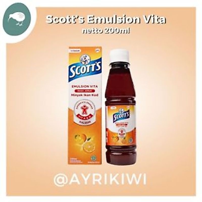 Scott s Emulsion Vita Rasa Jeruk/Vitamin anak/ 3