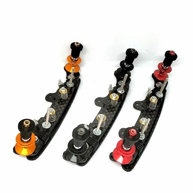 AT Pivot Front Bumper Carbon + Roller Tamiya