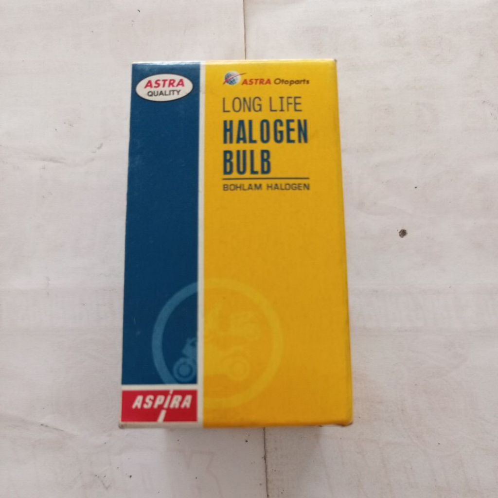 Lampu Halogen Motor ASPIRA Long Life Halogen Bulb Astra Otoparts