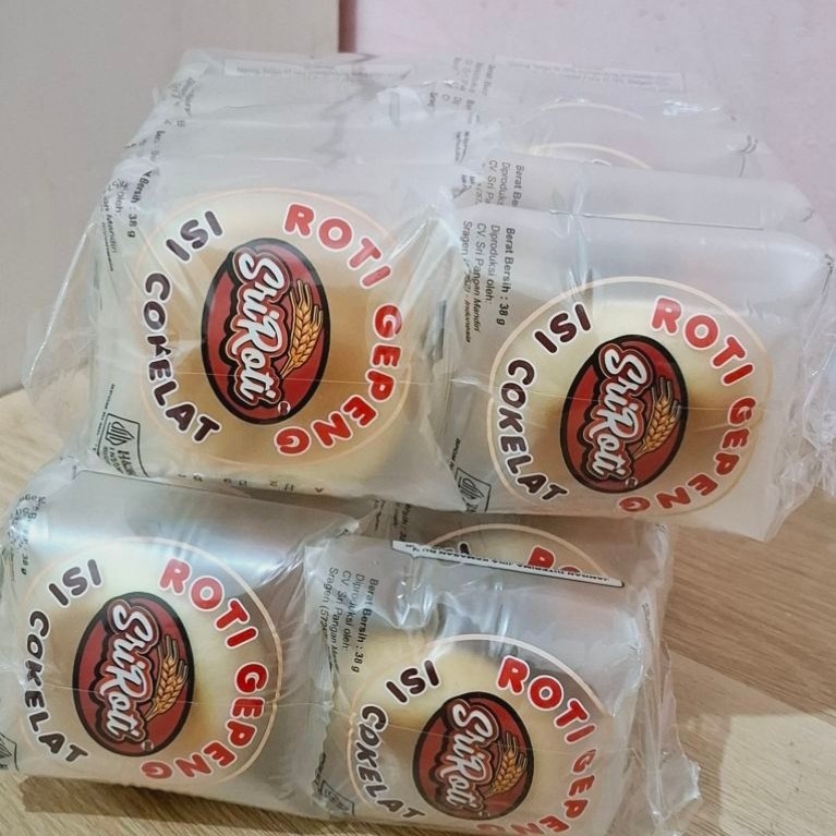 Sri Roti isi 10 pcs Roti Gepeng Isi Coklat