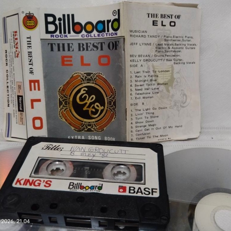 kaset pita ELO electronic light orchestra _ best