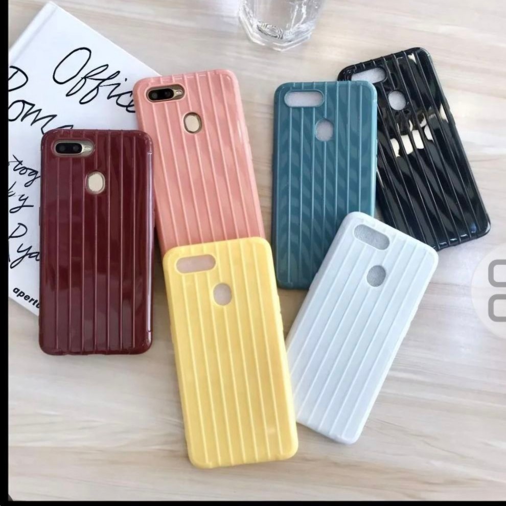 OBRAL Softcase Silikon Koper Luggage Case OPPO A5S OPPO F9 OPPO A12 OPPO A11K